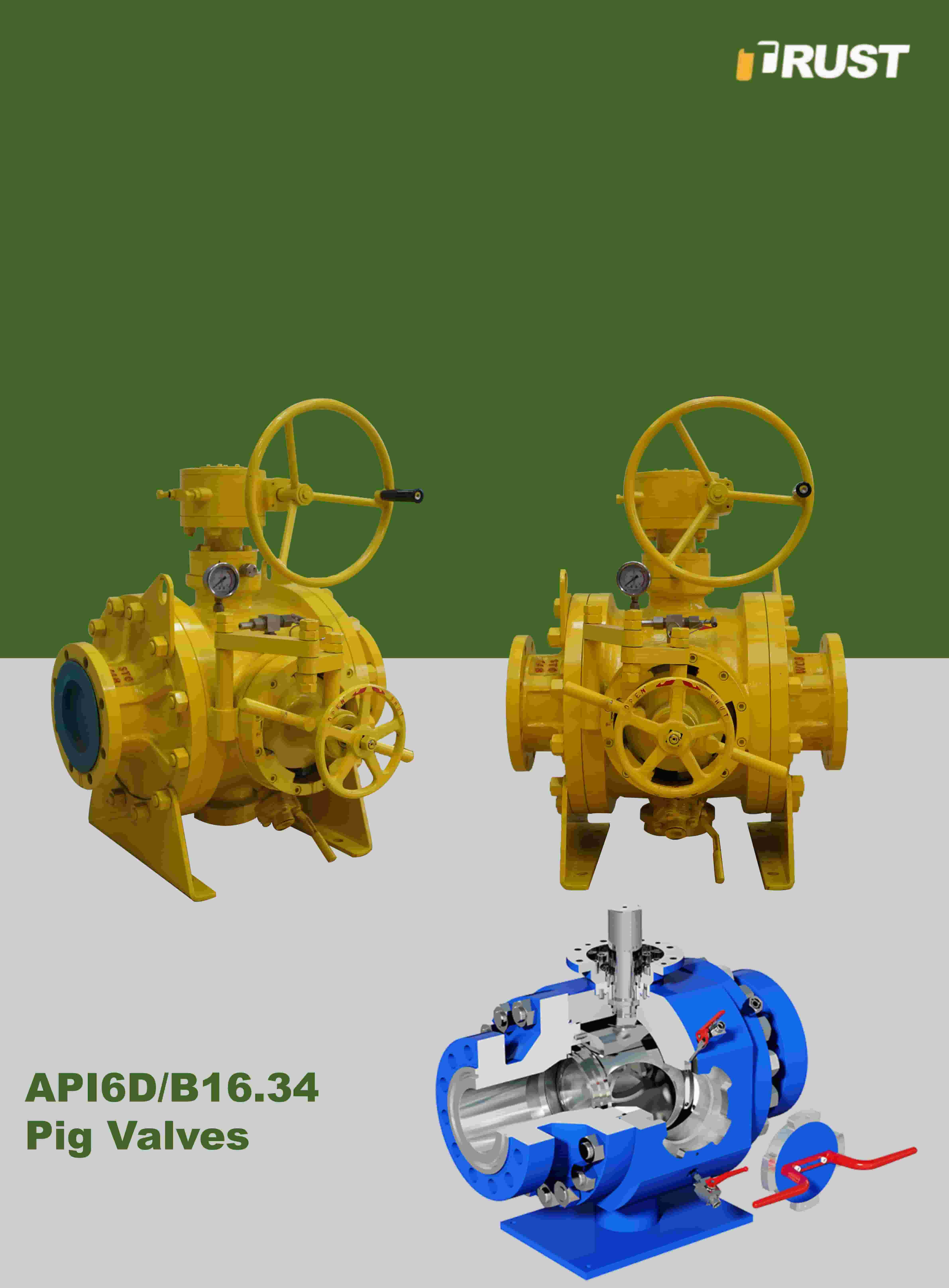 صمامات الفحص والتنظيف لخطوط أنابيب النفط والغاز