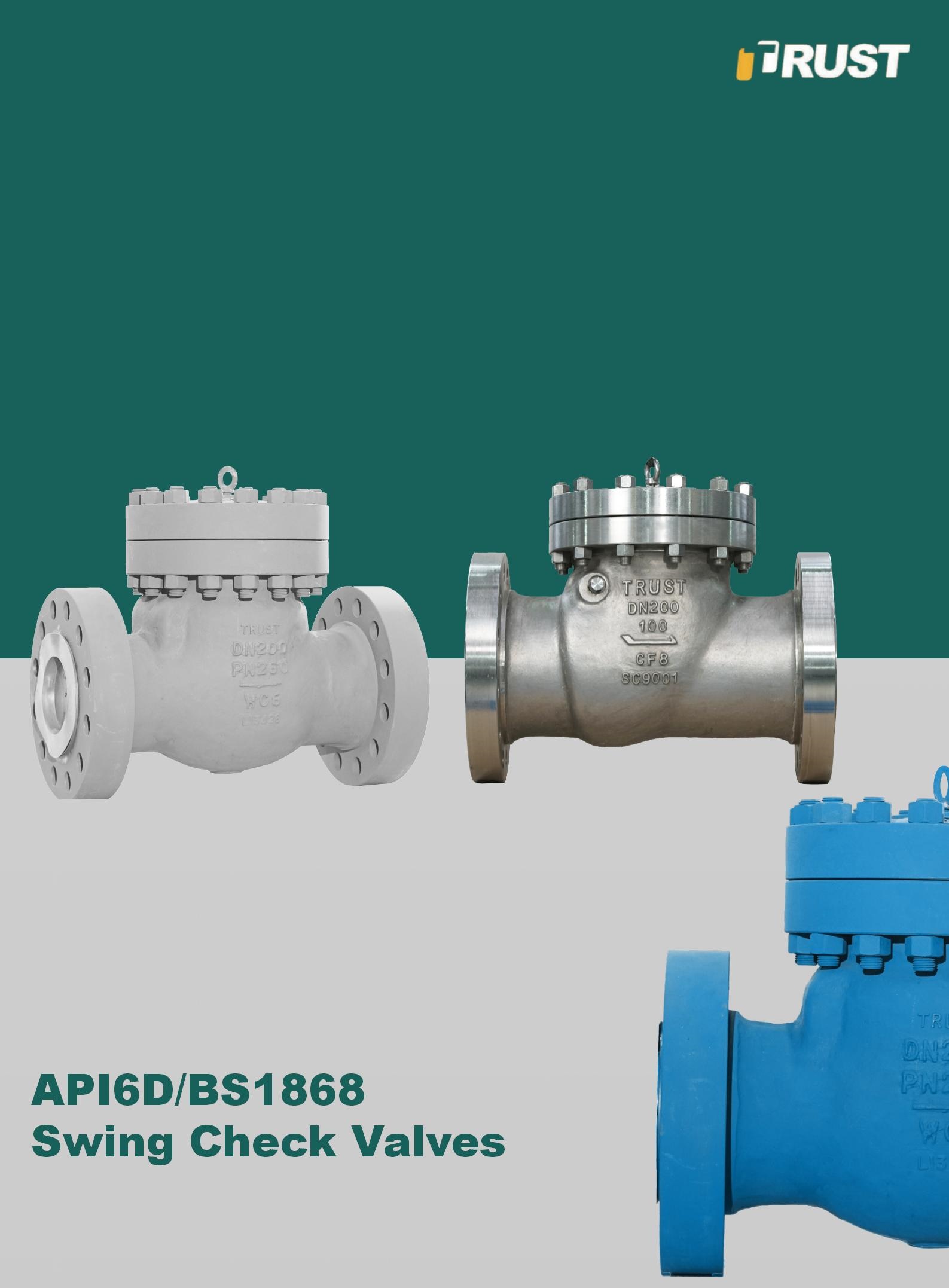 صمامات عدم الرجوع المتأرجحة