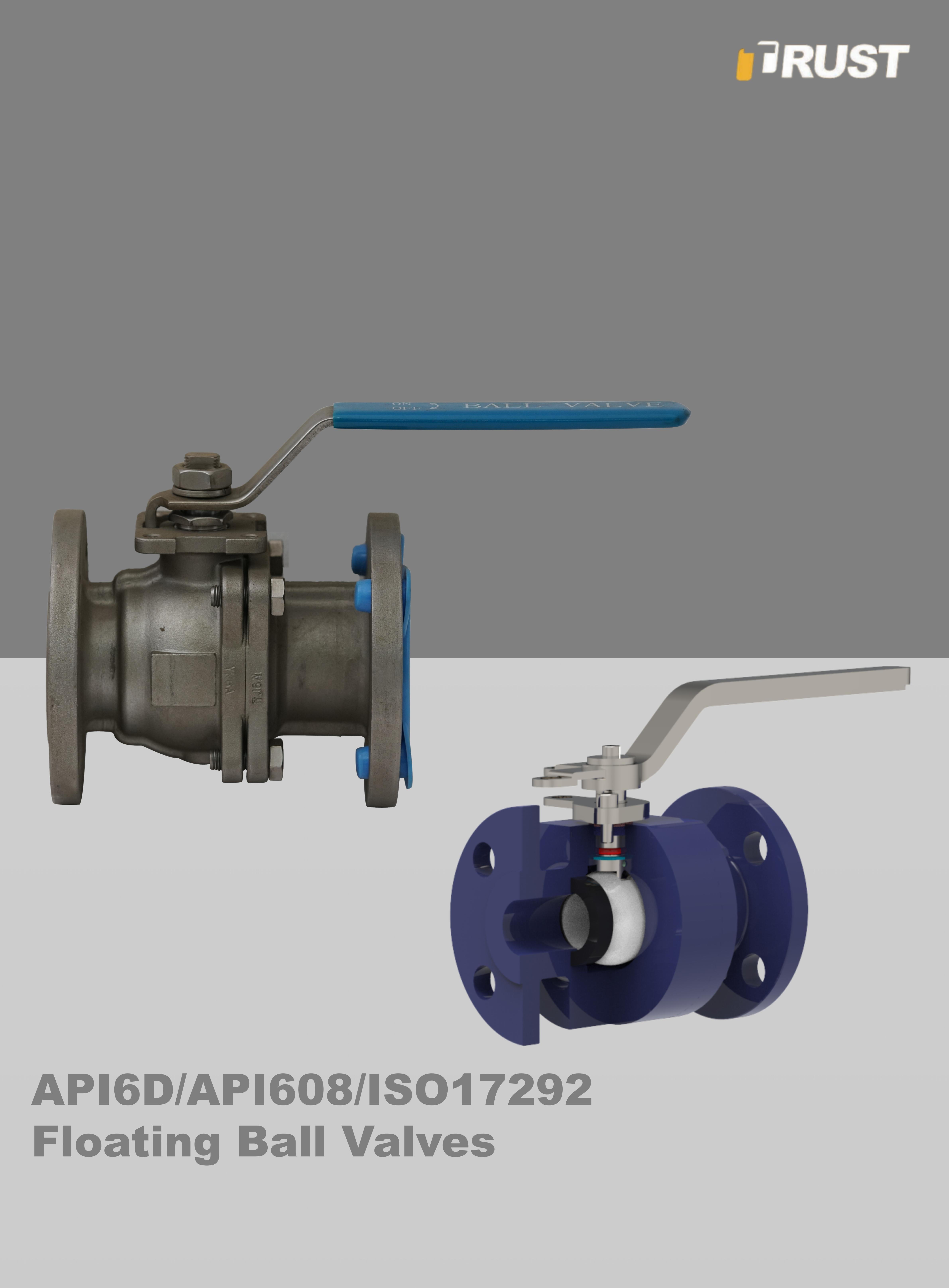 صمامات كروية عائمة ذات قاعدة ناعمة